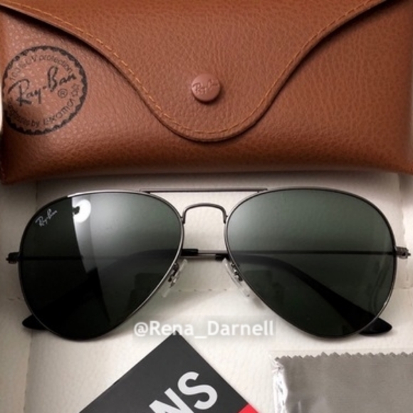 RayBan Aviator RB3025 Black New - Picture 2 of 12